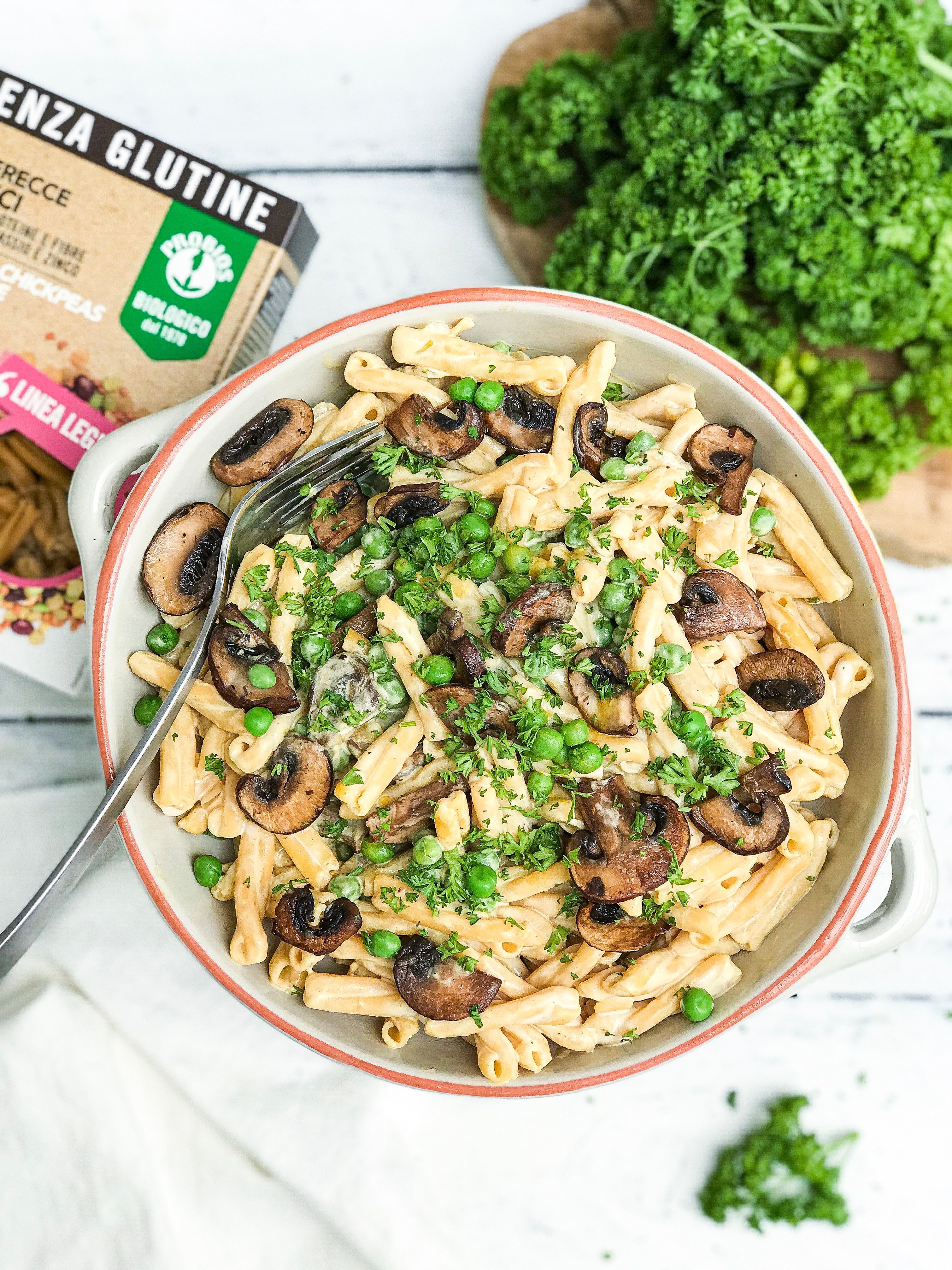 Probios pasta met kikkererwten en groenten